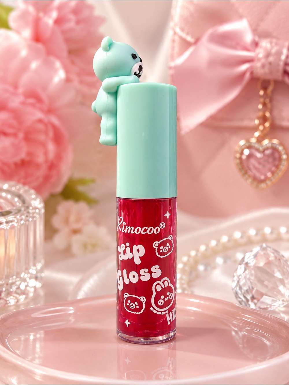 Rimocoo Mint Cap Red Lip Gloss